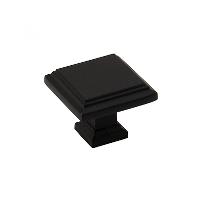 Мебелна дръжка GR079 квадрат - черен мат