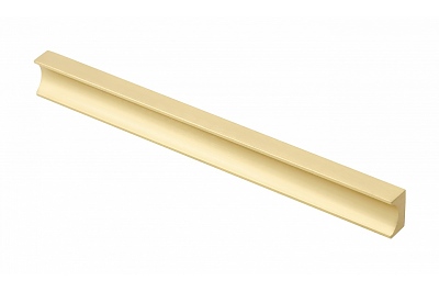 Мебелна дръжка GROOVE-160мм , драскано злато №531 