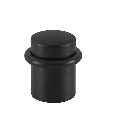 Стопер за врата с винт и дюбел, 44ST0D черен