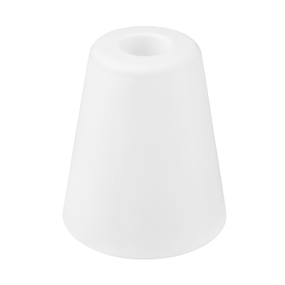 Стопер за врата с винт и дюбел, 80S бял DX125