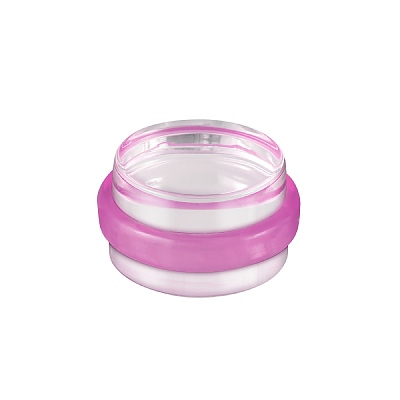 Стопер за врата самозалепващ, прозрачно-розов, 930