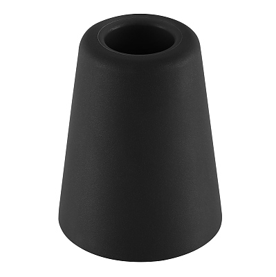 Стопер за врата с винт и дюбел, 60S черен DX105