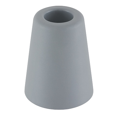 Стопер за врата с винт и дюбел, 60S сив DX105