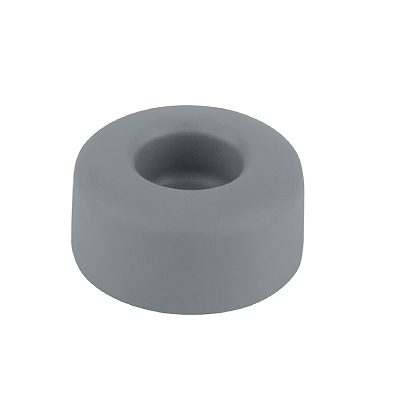 Буфер за стена, с винт, 10N, сив