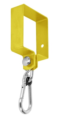 Квадратна скоба 100х2,5мм с приставка за люлеене