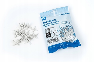 Кръстчета за плочки с държач за 3.0мм фуга - 70бр