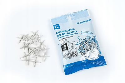 Кръстчета за плочки с държач за 2.0мм фуга - 70бр