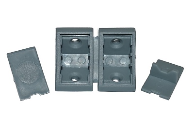 Ъглова сглобка 24x24x42 сива 