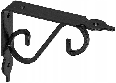 Рафтоносач TOSCANIA 14 ковано черно  110x140x25x3.0mm