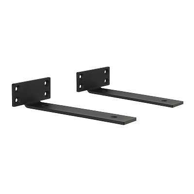 Ъглови рафтоносачи LOFT HD 200x40x5 мм, комплект от 2 броя + винтове и анкери.