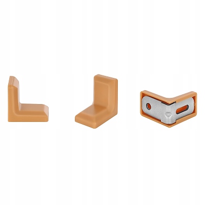 Планка ъглова  26x26x15 с PVC капак череша