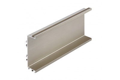 Алуминиев C  профил за система без дръжки VELLO инокс