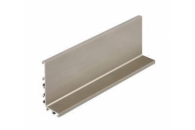 Алуминиев L  профил за система без дръжки VELLO инокс