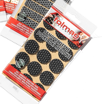 Противохлъзгащи подложки, сиви - кръгли