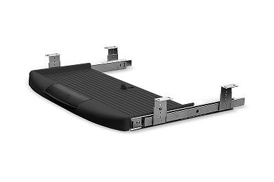 Изтегляща поставка за клавиатура , черна 