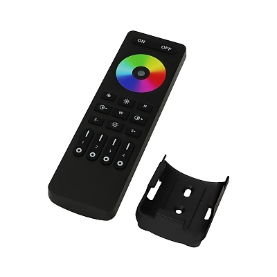 RGB 4-зоново RF дистанционно управление, черно