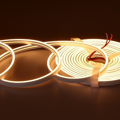 Neon Flex LED лента IP67 6.2W / m. топло бял  24V  25 метра