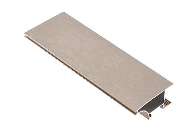 Алуминиев профил GLAX за LED 3 м.,инокс, GTV