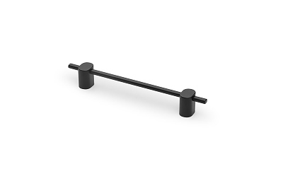 Мебелна дръжка  STRAW-128mm,  черен мат №642