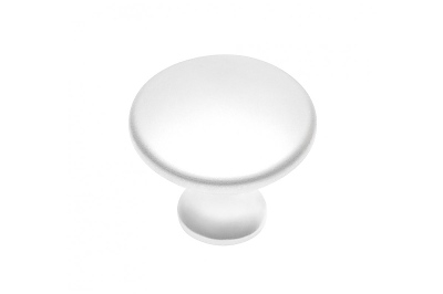 Мебелна дръжка топче UDINE,  бял мат