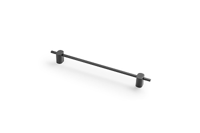 Мебелна дръжка  STRAW-192mm, черен мат №644