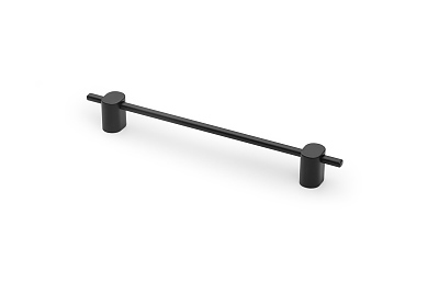 Мебелна дръжка  STRAW-160mm,  черен мат №643