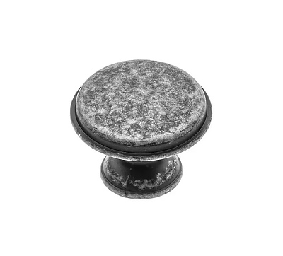 Мебелна дръжка топче CENTO, антично сребро №467
